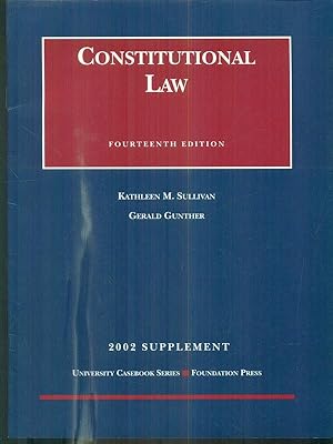 Seller image for Constitutional Law. 2002 Supplement for sale by Librodifaccia