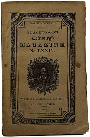 [Review of 'Valperga' in] Blackwood's Edinburgh Magazine. No. LXXIV