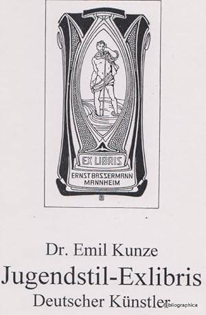 Bild des Verkufers fr Jugendstil-Exlibris deutscher Knstler aus der Sammlung Dr. Emil Kunze Hamburg. zum Verkauf von Bibliographica Christian Hflich