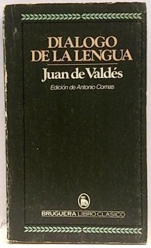 Imagen del vendedor de Dialogo De La Lengua a la venta por SalvaLibros