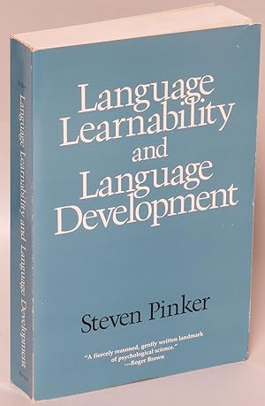 Immagine del venditore per Language Learnability and Language Development venduto da Eureka Books