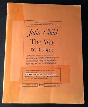 Imagen del vendedor de The Way to Cook (SCARCE UNCORRECTED PROOF COPY) a la venta por Back in Time Rare Books, ABAA, FABA