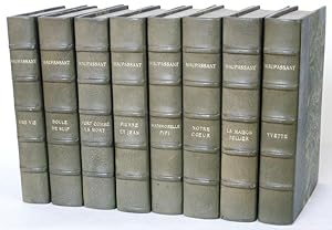 Sammlung von 8 Bänden. Ensemble de 8 Volumes.