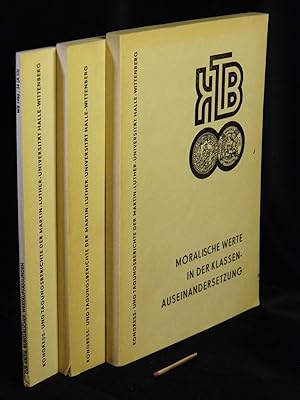 Kongress- und Tagungsberichte der Martin-Luther- Universität Halle-Wittenberg - Moralische Werte ...