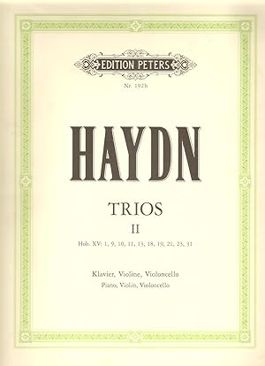 Trios II Hob. XV: 1, 9 ,10,11,13, 18, 21, 23, 31 for Piano Violin & Cello