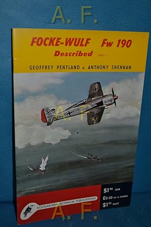 Immagine del venditore per Focke-Wulf Fw 190 Described Part 1 : Technical Manual Series 1 No. 5. venduto da Antiquarische Fundgrube e.U.