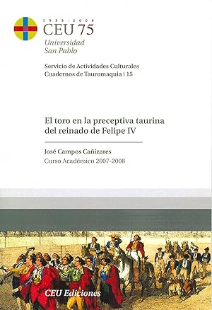 Seller image for Toro en la preceptiva taurina del reinado de felipe iv.(cuad for sale by Imosver