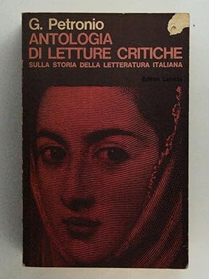 Immagine del venditore per Antologia di letture critiche sulla storia della letteratura italiana venduto da FABRISLIBRIS