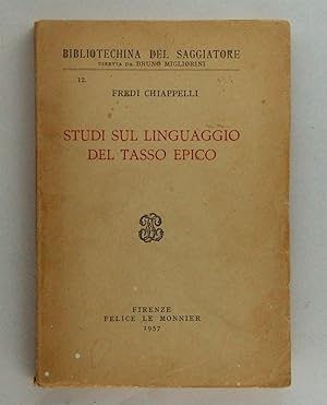 Image du vendeur pour Studi sul linguaggio del Tasso epico mis en vente par FABRISLIBRIS