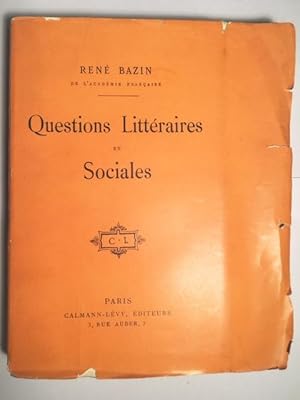 Questions littéraires et sociales