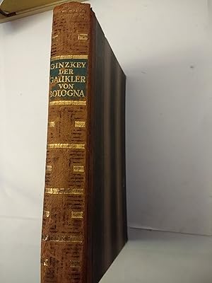 Seller image for Der Gaukler von Bologna mit einer einleitung von Dr. Egbert Delpy for sale by Early Republic Books