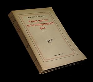 Seller image for Celui qui ne m'accompagnait pas. for sale by Babel Librairie