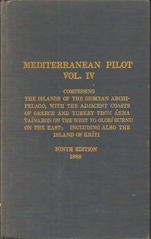 Mediterranean Pilot Volume IV Ninth Edition