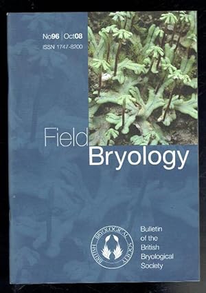 Seller image for Field Bryology No 96 October 2008 for sale by Sonnets And Symphonies