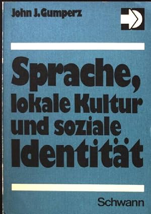 Seller image for Sprache, lokale Kultur und soziale Identitt : theoret. Beitr. u. Fallstudien. Sprache und Lernen ; Bd. 48 for sale by books4less (Versandantiquariat Petra Gros GmbH & Co. KG)