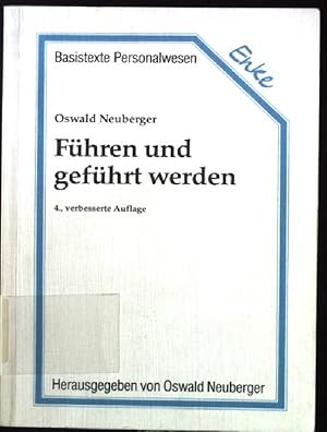 Bild des Verkufers fr Fhren und gefhrt werden Basistexte Personalwesen ; Bd. 3 zum Verkauf von books4less (Versandantiquariat Petra Gros GmbH & Co. KG)