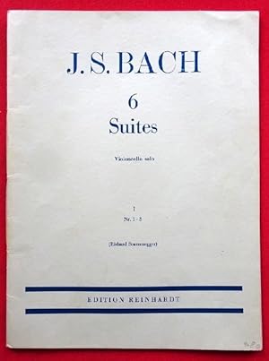 6 Suites Violoncello Solo I Nr. 1-3 (Richard Sturzenegger) (G-Dur, D-moll, C-Dur)