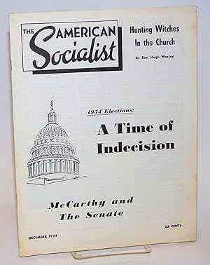 Seller image for The American Socialist. Volume 1 Number 12 December 1954 for sale by Bolerium Books Inc.