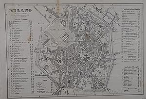 Bild des Verkufers fr Lithographierter Stadtplan, Winterthur bei Wurster, Randegger u. Co 1877, 13,5 x 20 cm zum Verkauf von Antiquariat Johannes Mller