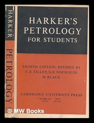 Image du vendeur pour Petrology for students mis en vente par MW Books