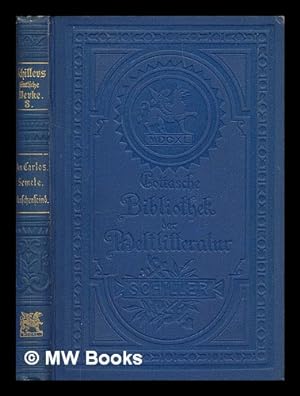 Seller image for Schillers smtliche Werke : Mit Einleitungen von Karl Goedeke - Dritter band for sale by MW Books