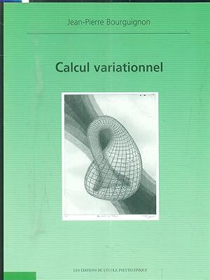 Bild des Verkufers fr Calcul variationnel zum Verkauf von Librodifaccia