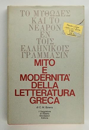 Imagen del vendedor de Mito e modernit della letteratura greca a la venta por FABRISLIBRIS