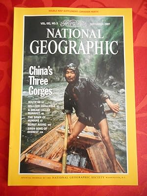 Bild des Verkufers fr National Geographic; volume 192, no. 3; September 1997 - China's Three Gorges zum Verkauf von Frederic Delbos