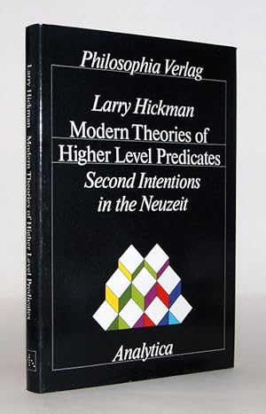 Seller image for Modern theories of Higher Level Predicates. Second Intentions in the Neuzeit. for sale by Antiquariat Stefan Wulf