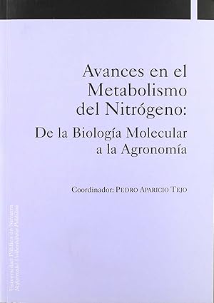 Immagine del venditore per Avances en el Metabolismo del Nitrgeno venduto da Imosver