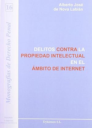 Seller image for Delitos contra la Propiedad Intelectual en el mbito de Internet. for sale by Imosver