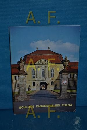 Bild des Verkufers fr Schloss Fasanerie vor Fulda (Schnell, Kunstfhrer Nr. 973) zum Verkauf von Antiquarische Fundgrube e.U.