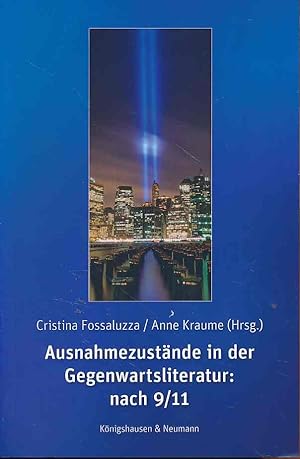 Seller image for Ausnahmezustnde in der Gegenwartsliteratur: nach 9/11. for sale by Fundus-Online GbR Borkert Schwarz Zerfa