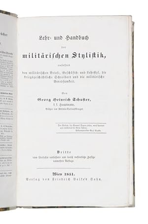 Lehr- und Handbuch der militärischen Stylistik, umfassend den militärischen Brief-, Geschäfts- un...