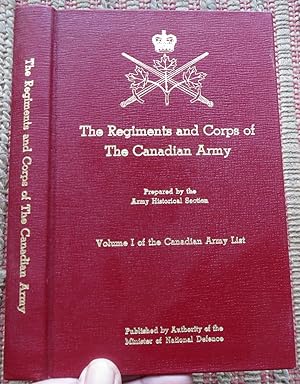 THE REGIMENTS and CORPS of the CANADIAN ARMY. VOL1- of the Canadian Army List.