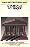 Seller image for L'change Politique for sale by RECYCLIVRE