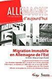 Bild des Verkufers fr Allemagne D'aujourd'hui, N 198. Migration Immobile En Allemagne De L'est zum Verkauf von RECYCLIVRE