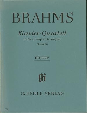 Quartett fur Klavier, Violine, Viola und Violoncello (A Major, Opus 26)