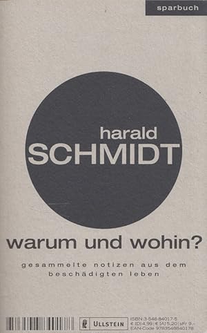 Warum und wohin?. / Ullstein Taschenbücher ; 84017; Ullstein Sparbuch ; 84017