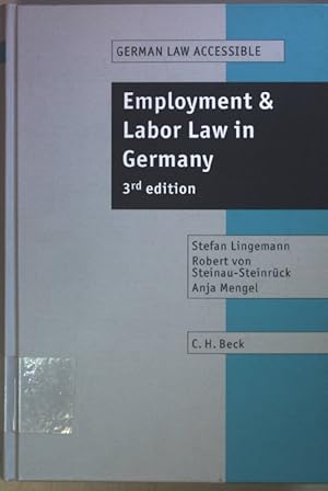 Bild des Verkufers fr Employment & Labor Law in Germany. zum Verkauf von books4less (Versandantiquariat Petra Gros GmbH & Co. KG)