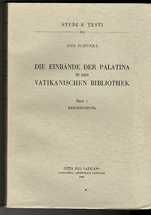 Image du vendeur pour Die einbnde der Palatina in der Vatikanischen Bibliothek. Vol. 1-2 in 3 books [complete set] mis en vente par Leopolis