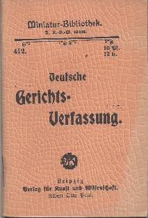 Deutsche Gerichtsverfassung