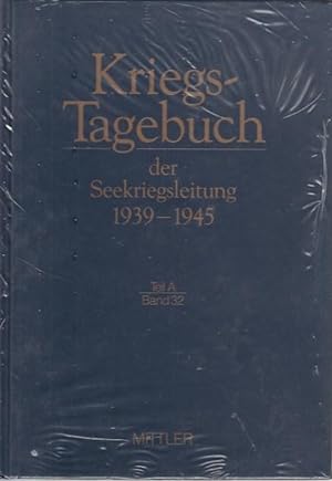 Kriegstagebuch der Seekriegsleitung 1939-1945, 68 Bde. in 77 Tl.-Bdn. u. Beiheft, Bd.32, April 19...