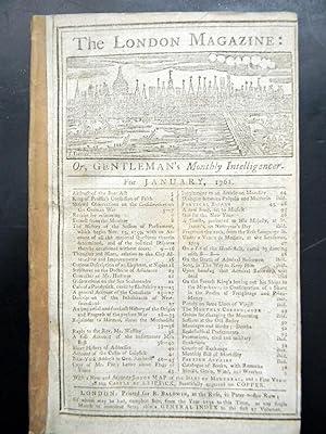 THE LONDON MAGAZINE: OR, GENTLEMAN'S MONTHLY INTELLIGENCER. FOR JANUARY, 1761