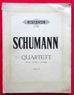 Quartett f?ür Pianoforte, Violine, Viola, Violoncell [Es-Dur], Op. 47 (Hg. Alfred Dörffel)