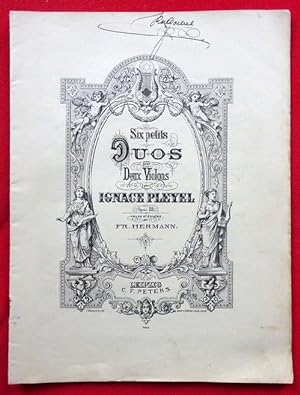 Imagen del vendedor de Six petis Duos pour Deux Violons Opus 23 (revus et doigtes par Fr. Hermann) a la venta por ANTIQUARIAT H. EPPLER