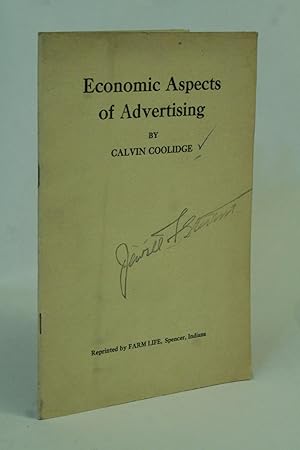 Seller image for Economic Aspects of Advertising. for sale by ATGBooks