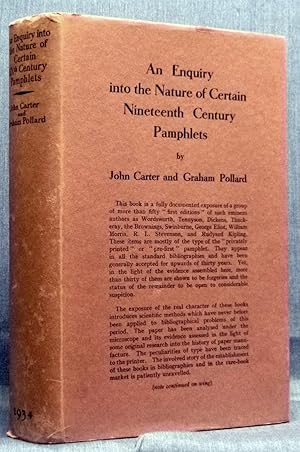 An Enquiry Into The Nature Of Certain Nineteenth Century Pamphlets