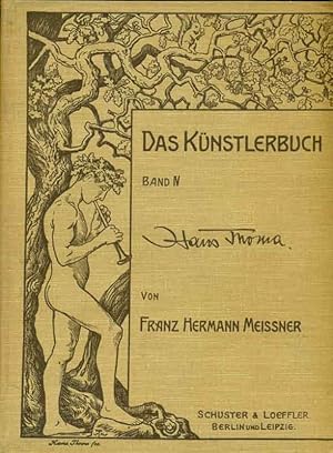 Bild des Verkufers fr Hans Thoma. Das Knstlerbuch, Band IV. zum Verkauf von Online-Buchversand  Die Eule