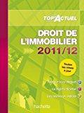 Image du vendeur pour Droit De L'immobilier : 2011-12 : Toutes Les Mises  Jour mis en vente par RECYCLIVRE